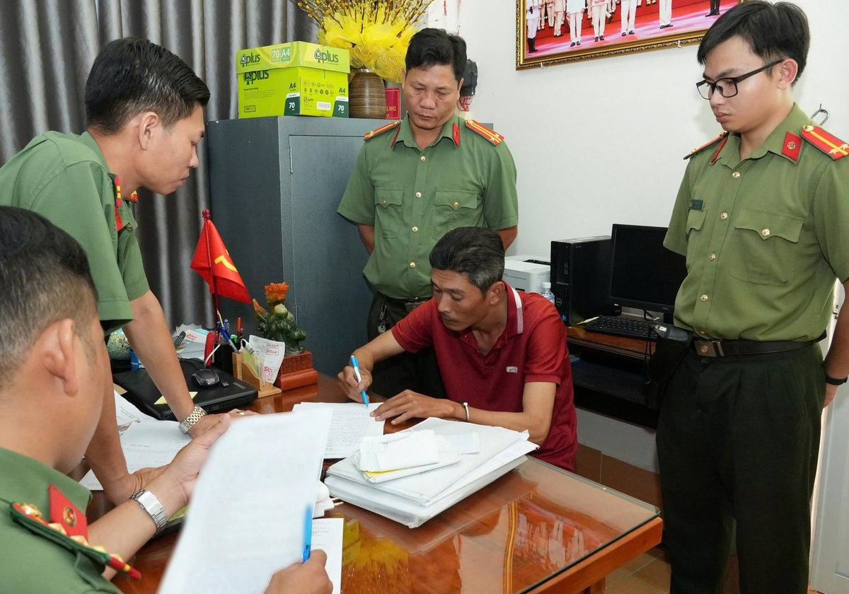 Thi hành lệnh bắt tạm giam Đặng Thanh Hùng sinh năm 1985