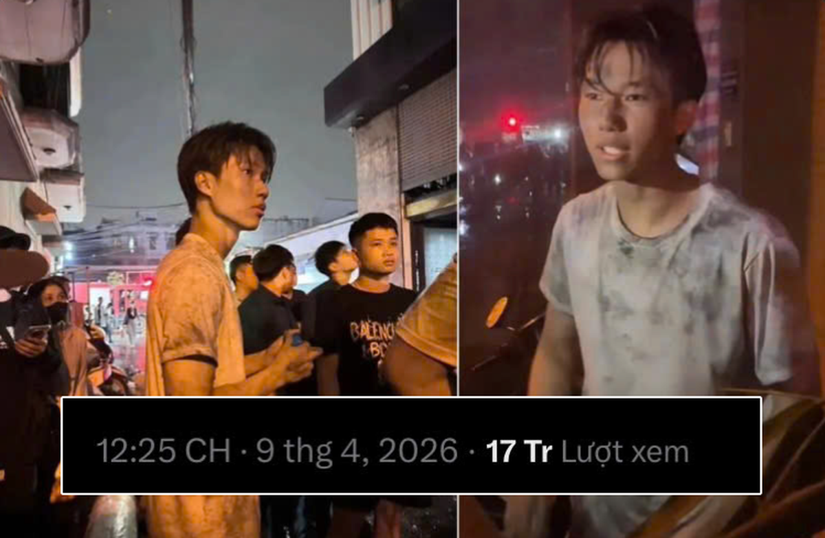 Khoảnh khắc nam sinh Bách khoa cứu người trong đám cháy bất ngờ viral trở lại trên X với 17 triệu lượt xem