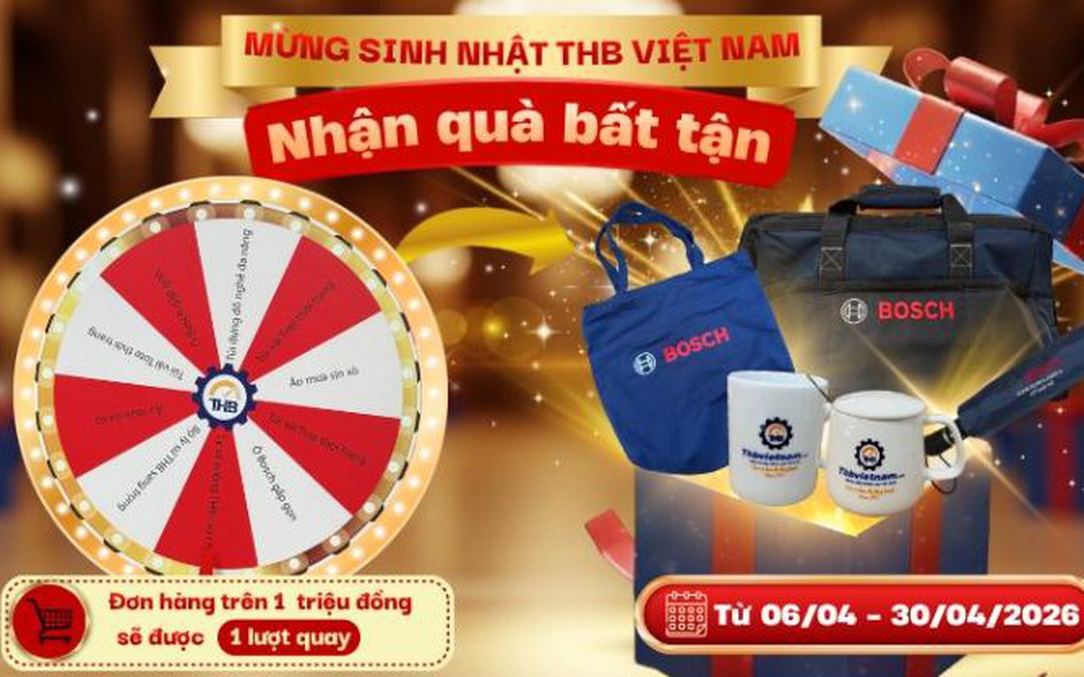 THB Việt Nam mừng sinh nhật với “cơn mưa quà tặng” tri ân khách hàng