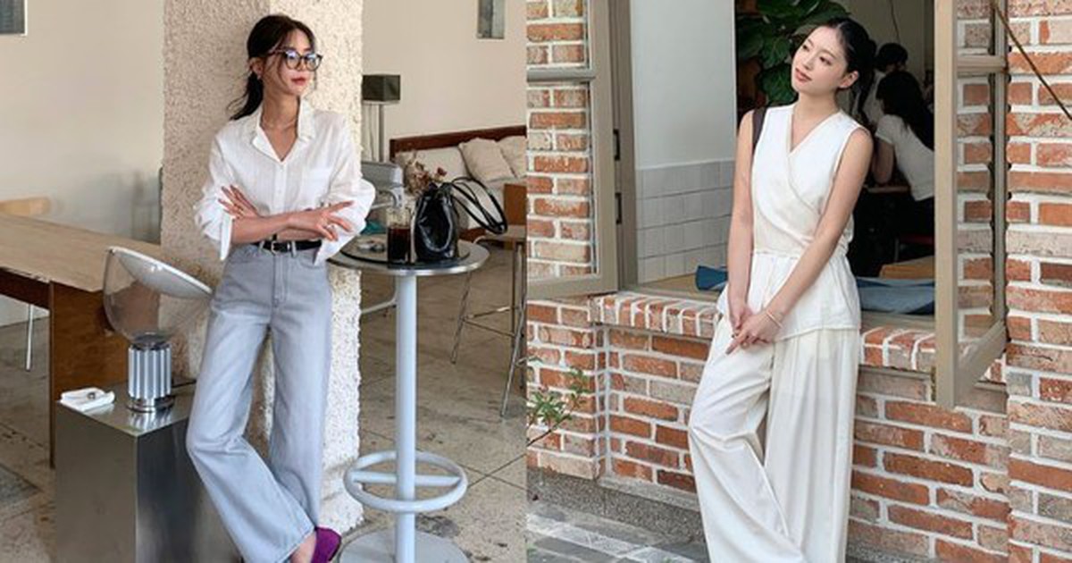 5 mẫu quần dài siêu hợp với áo trắng, cứ mặc cả combo là đẹp