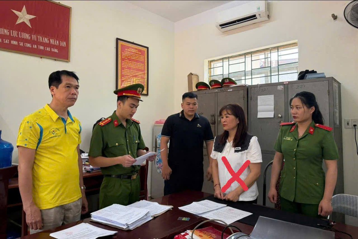 Thi hành lệnh bắt tạm giam Nông Thị Túc sinh năm 1982