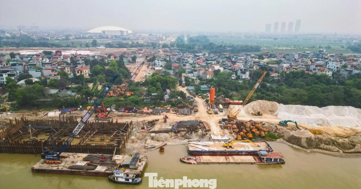 Toàn cảnh tiến độ "siêu dự án" cầu Tứ Liên gần 20.000 tỷ đồng