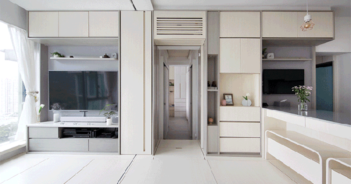 45m² mà có 4 phòng ngủ cho gia đình 5 người: Căn hộ nhỏ khiến nhiều người “xem xong muốn sửa nhà ngay”