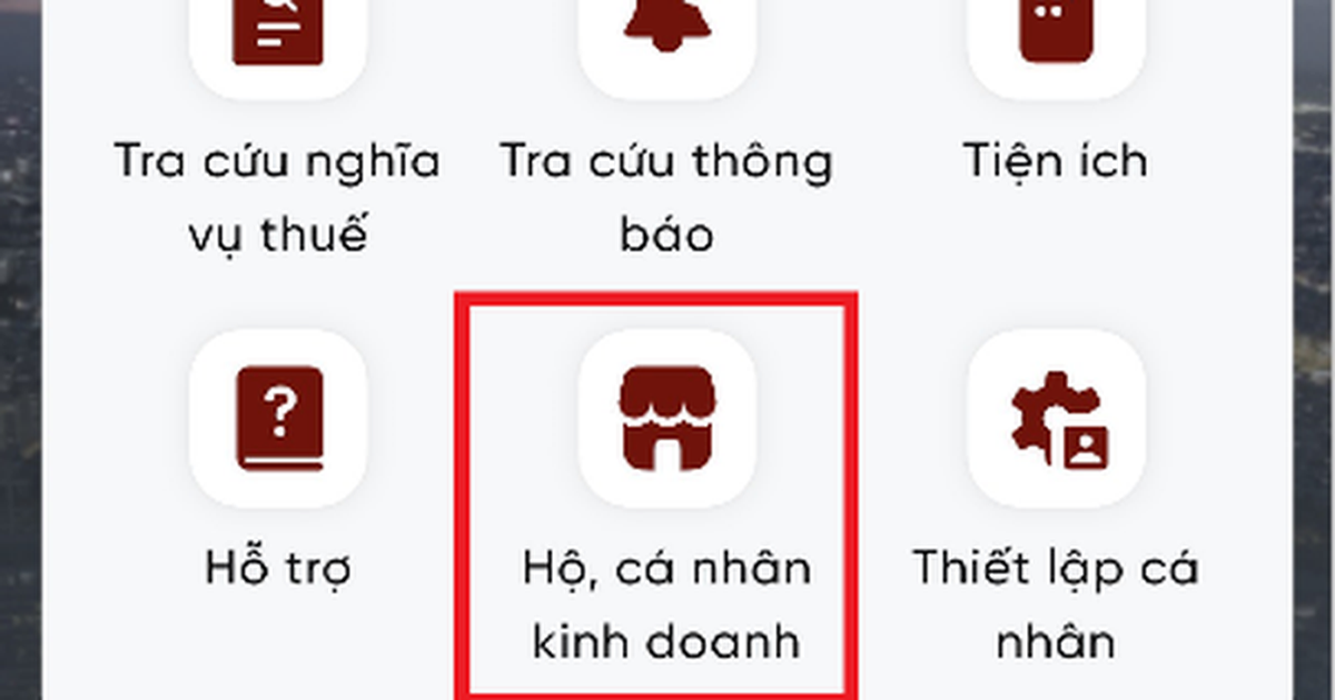Hướng dẫn hộ kinh doanh thông báo số tài khoản ngân hàng/số hiệu ví điện tử trên ứng dụng Etax Mobile