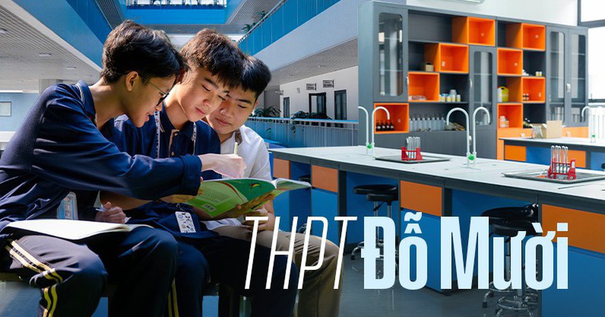Bên trong trường THPT 300 tỷ mới của Hà Nội: Diện tích gần 8.000m2, sở hữu "công viên" đặc biệt và thư viện 40.000 đầu sách