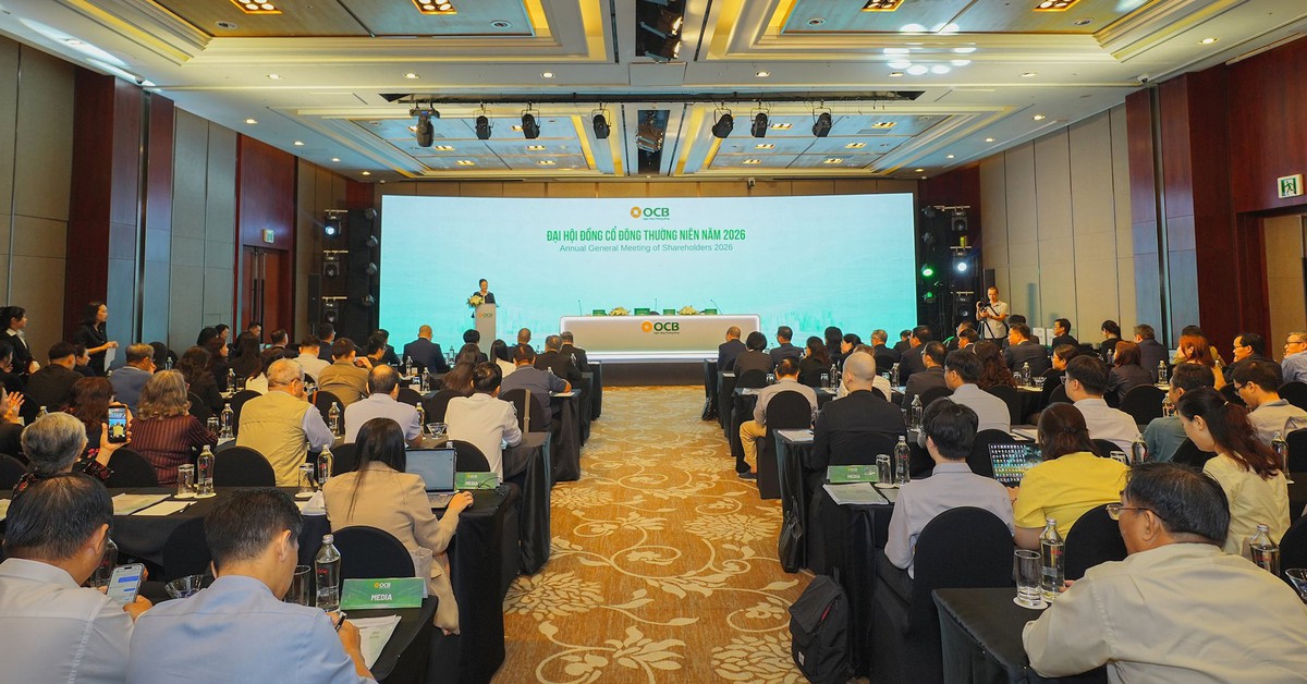 ĐHĐCĐ OCB: Mục tiêu lợi nhuận 2026 tăng 39% so với năm 2025, đạt 6.960 tỷ đồng; tăng vốn điều lệ lên trên 30.600 tỷ