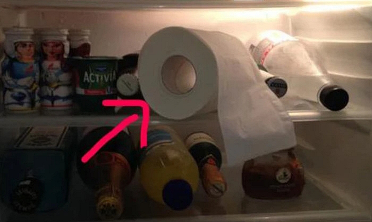 Không phải mê tín, giờ mới biết vì sao nhiều nhà để 1 cuộn giấy vệ sinh trong tủ lạnh