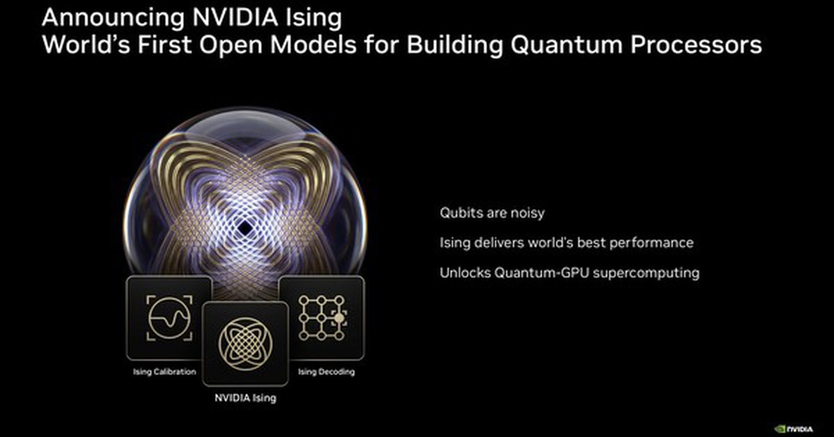 NVIDIA ra mắt Ising, bộ AI mã nguồn mở giúp máy tính lượng tử sửa lỗi nhanh hơn