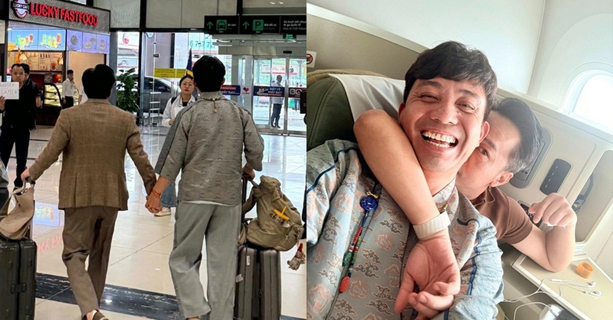 Bức ảnh trên máy bay của Minh Nhựa khiến Cường Đô La phải tag thẳng vợ bạn vào