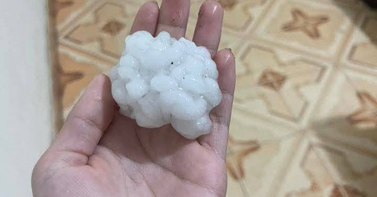 Đá từ mưa đá có lấy về dùng được không? Nhiều người đang hiểu nhầm