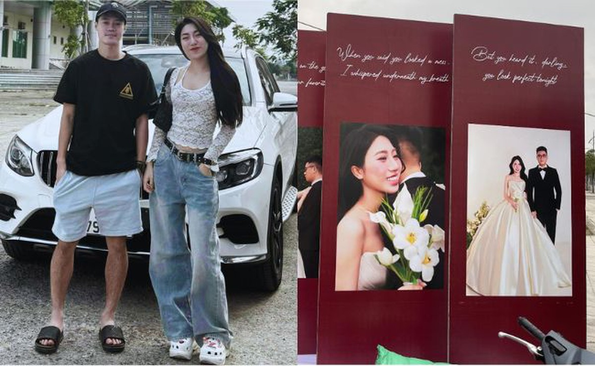 Nhà Văn Toàn dựng rạp cưới linh đình gây chú ý, cô dâu là "em gái hot nhất làng bóng đá"