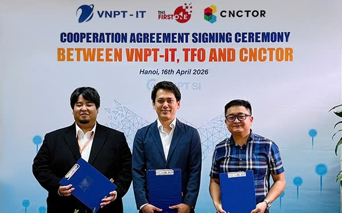 VNPT IT, TFO và CNCTOR ký kết hợp tác chiến lược thúc đẩy phát triển giải pháp số giai đoạn 2026