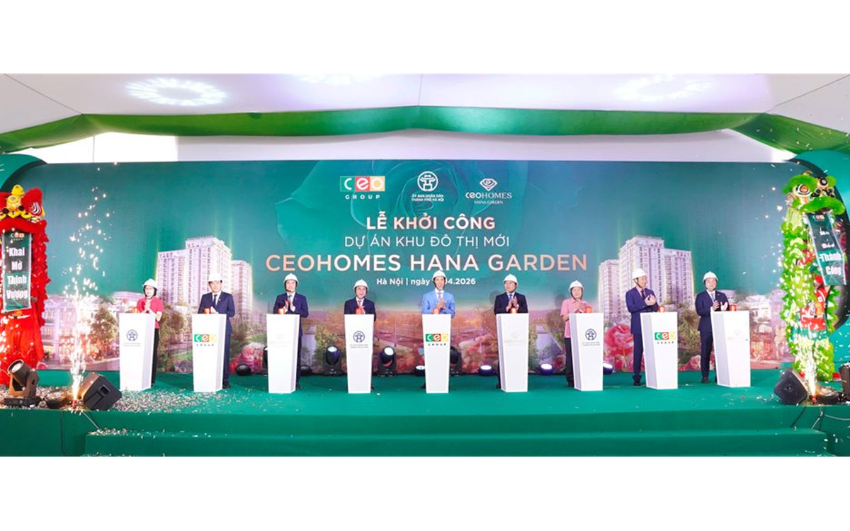 CEO Group khởi công dự án được mong chờ suốt nhiều năm tại Mê Linh CEOHomes Hana Garden