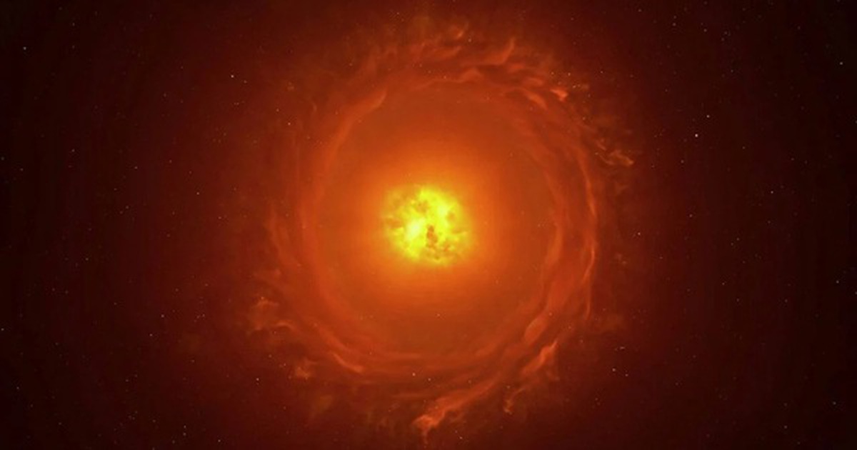 "Gã khổng lồ vàng" xuất hiện trên bầu trời Trái Đất, sắp nổ