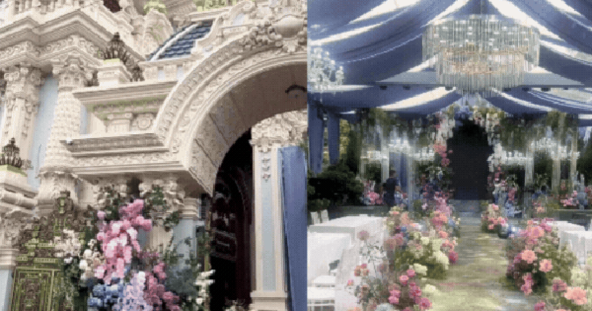 Sáng nhất Bắc Ninh lúc này: Lâu đài 300 tỷ kín hoa tươi, đám cưới "trong truyền thuyết" ngắm online cũng đủ choáng