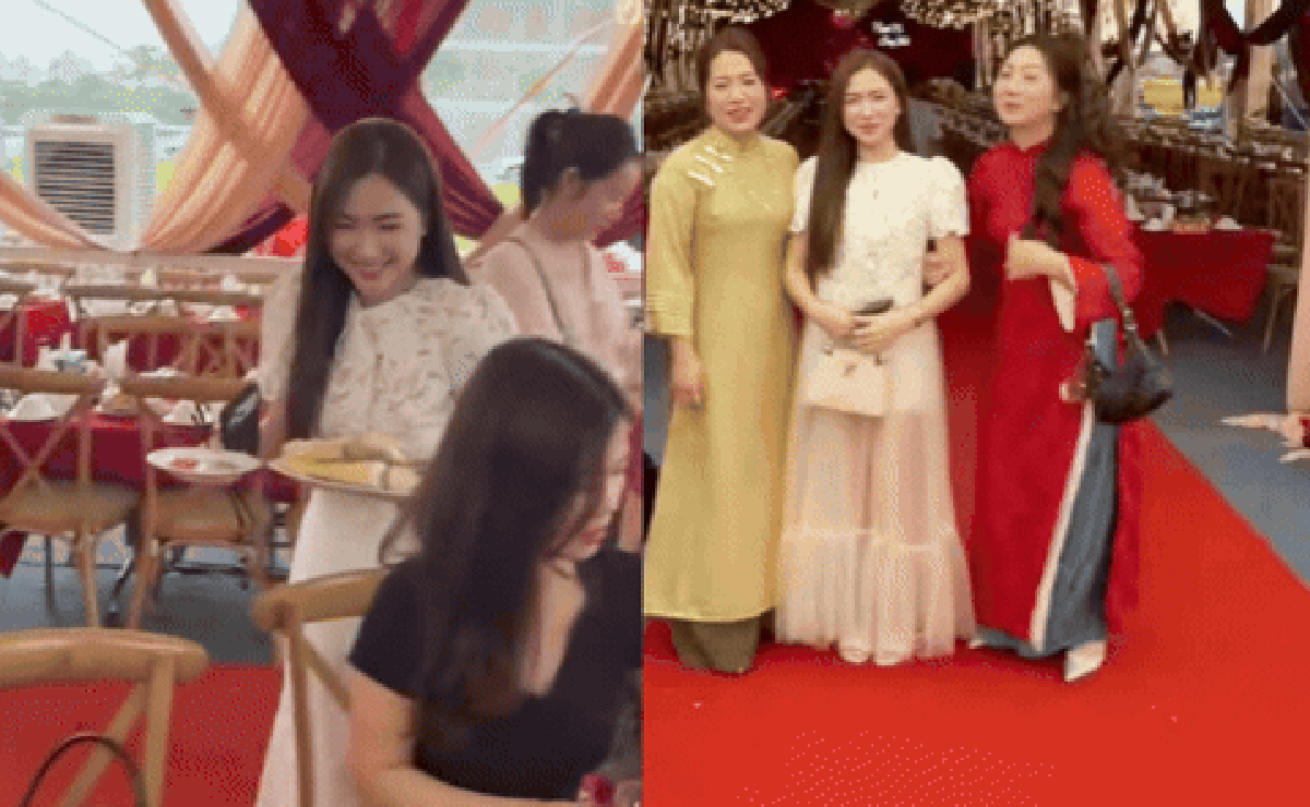 Hoà Minzy về nhà Văn Toàn ăn cưới còn tự tay vào bếp bê cỗ, phản ứng lạ khi bị trêu là "em dâu hụt"