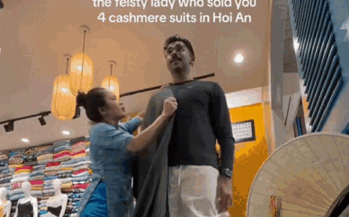Khách Tây ấn tượng trước tốc độ may vest của "pháp sư Hội An": 48 tiếng hoàn thành 4 bộ, thách AI làm được