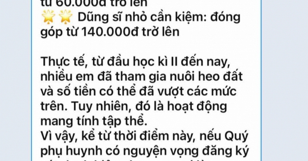 Đoạn tin nhắn đang khiến nhiều phụ huynh bức xúc: Ngay cả những điều nhỏ bé nhất cũng bị thương mại hóa thế này!