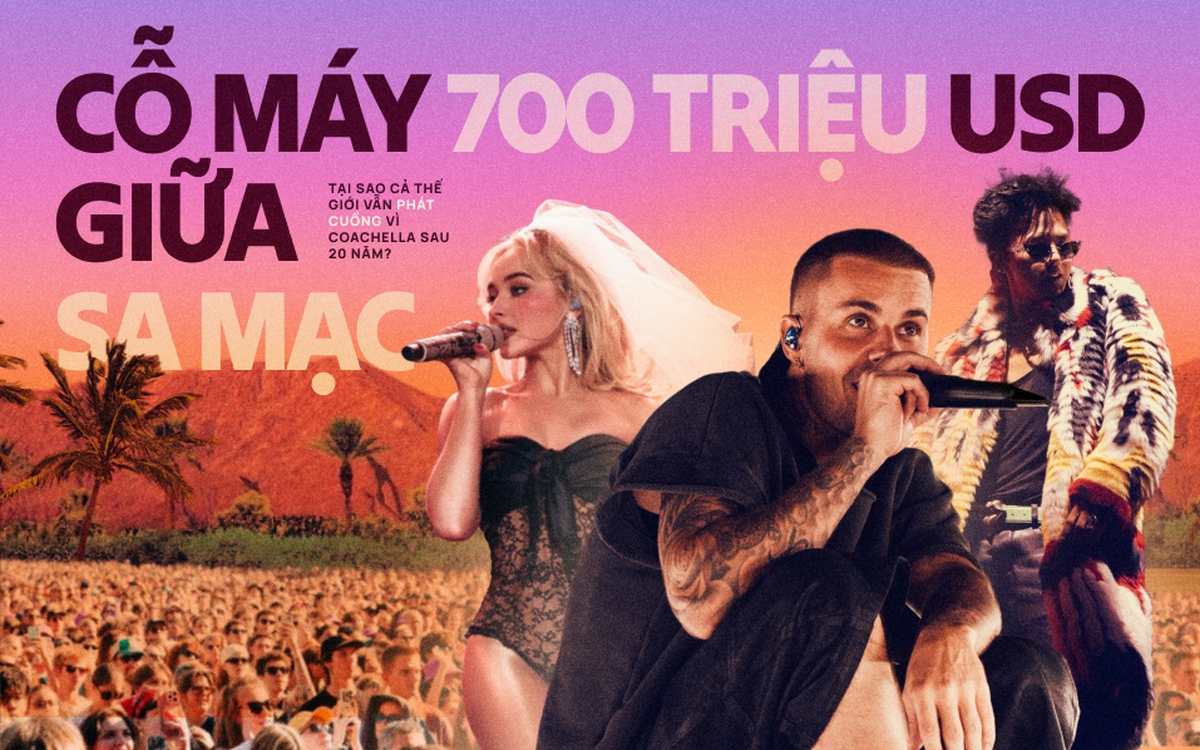 Cỗ máy 700 triệu USD giữa sa mạc: Tại sao cả thế giới vẫn "phát cuồng" vì Coachella sau 20 năm?