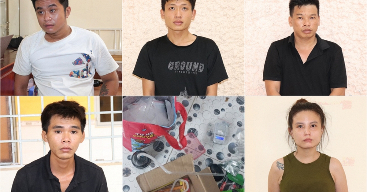 Cảnh sát khám xét khẩn cấp, bắt quả tang Đỗ Lê Duyên Thư cùng 3 người khác, thu giữ nhiều tang vật