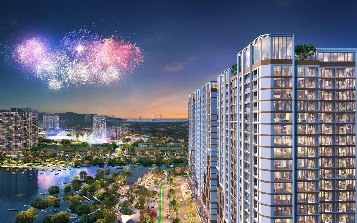 Khung hình “đậm chất điện ảnh” từ ban công căn hộ Onsen 3 Nam Nha Trang