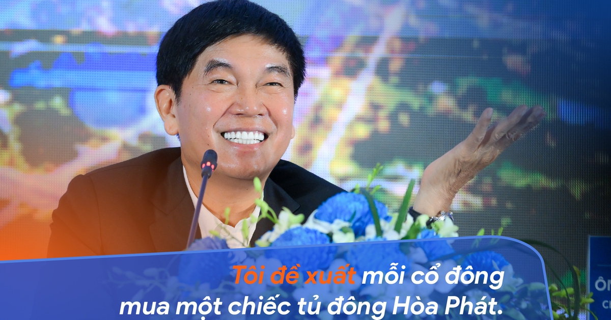 ‘Hòa Phát không nên hết nợ vì thế thì ngân hàng hết việc’ và loạt phát ngôn đáng chú ý của Chủ tịch Trần Đình Long tại đại hội cổ đông