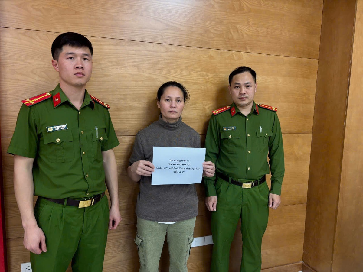 Tăng Thị Hồng đã ra đầu thú sau 8 năm lẩn trốn ở nước ngoài