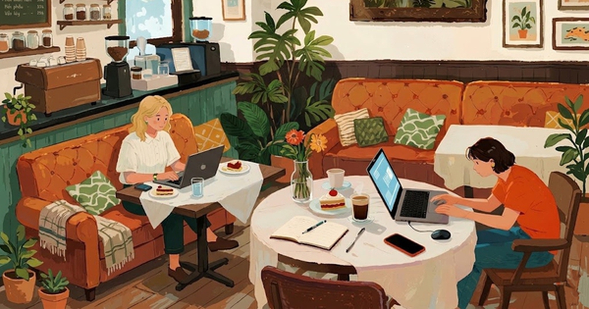 Tại sao nhiều người lại thích ra quán cafe làm việc?