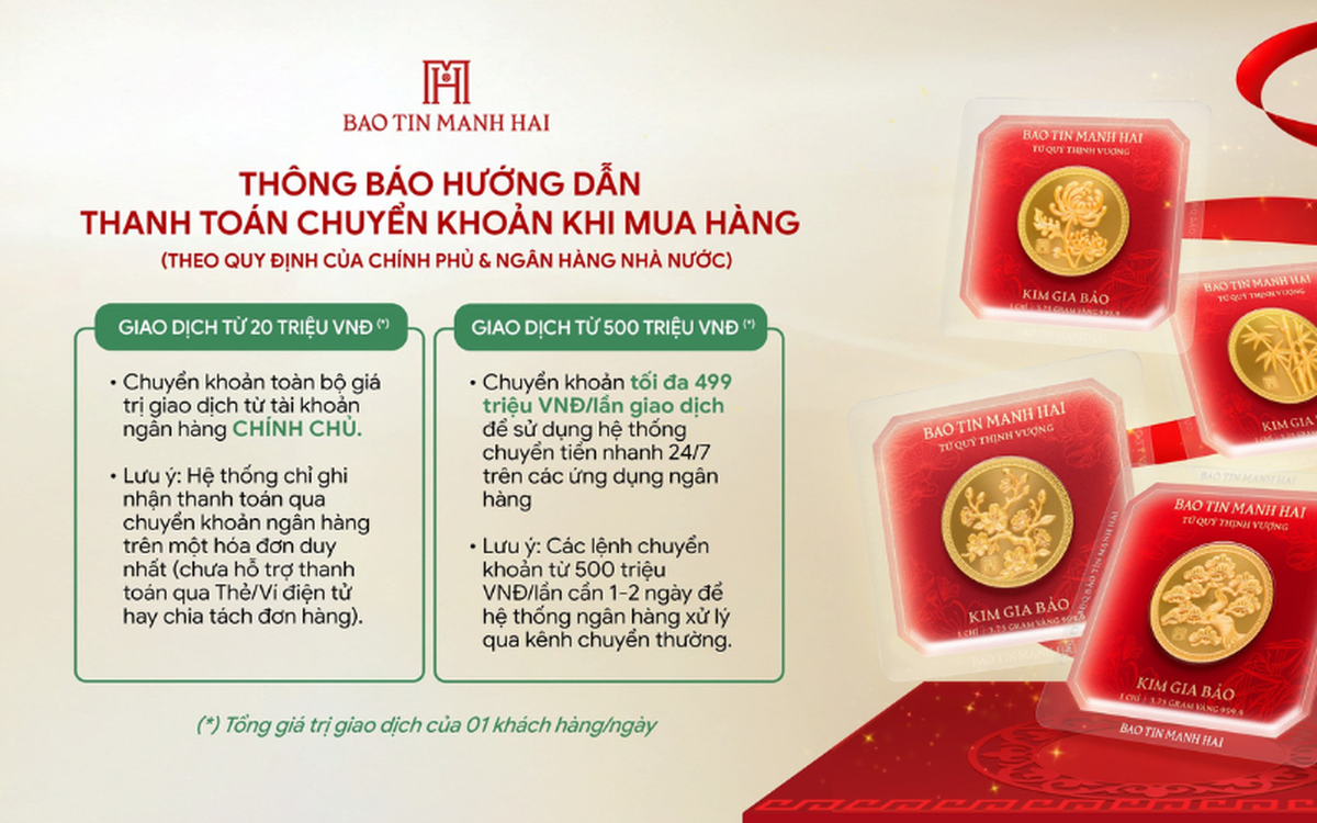 Ai sắp mua vàng ở Bảo Tín Mạnh Hải chú ý