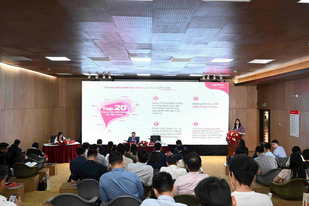 ĐHĐCĐ Viettel Global: Chốt trả cổ tức năm 2026 bằng tiền mặt tỷ lệ 33%