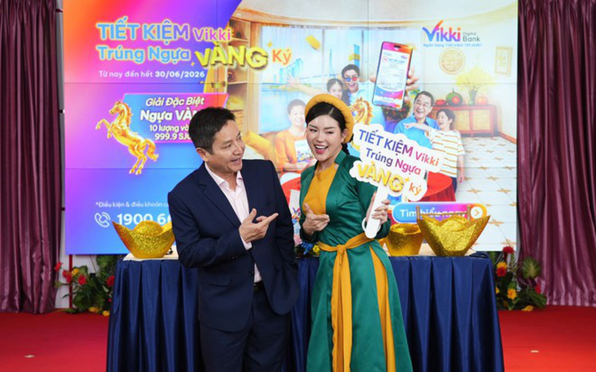 Chương trình Tiết kiệm Vikki Trúng Ngựa Vàng ký: Cơ hội trúng Ngựa vàng 10 lượng