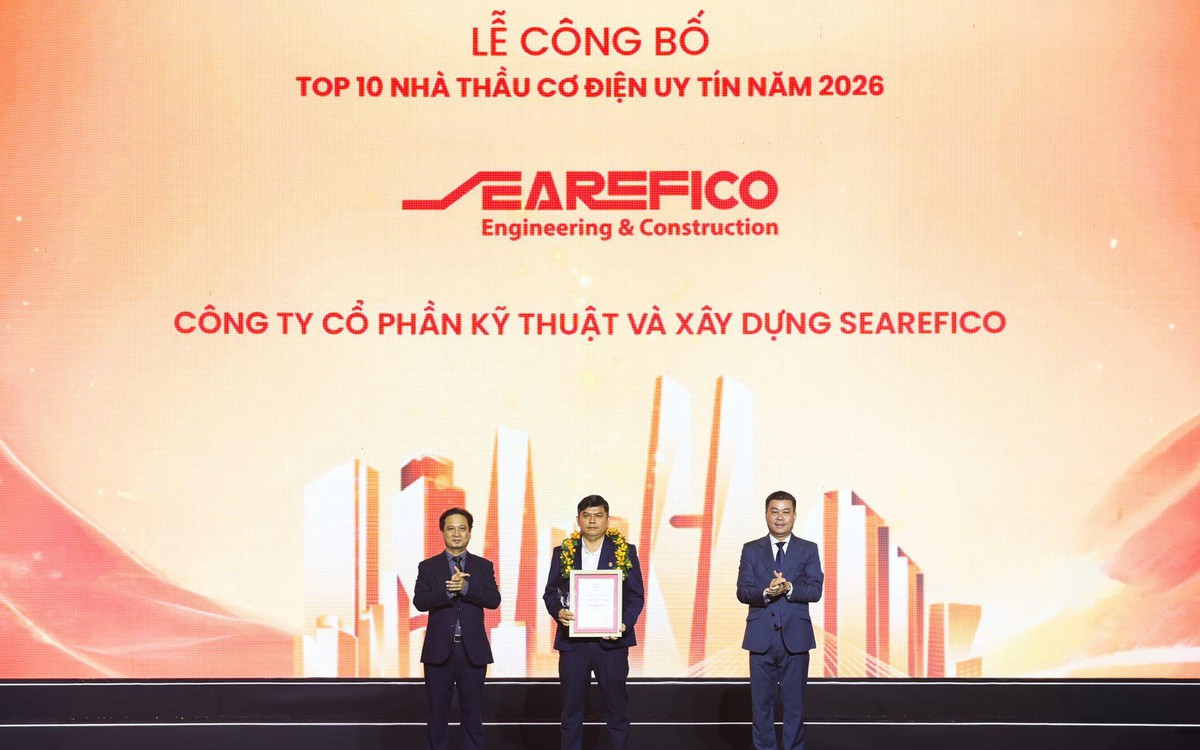 Searefico E&C lập cú đúp: Top 10 Nhà thầu Cơ điện 2026 và FAST500