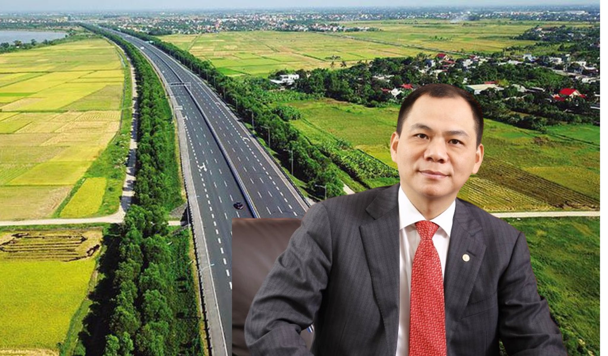 Tin vui tại dự án cao tốc 124 km do liên danh Vingroup của tỷ phú Phạm Nhật Vượng đầu tư