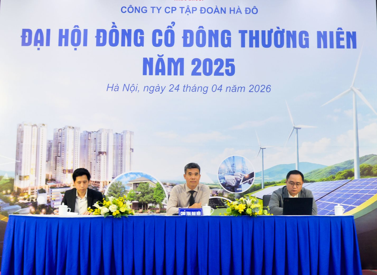 ĐHCĐ Hà Đô: Công ty luôn sẵn tiền mặt để mua lại các dự án bất động sản tốt