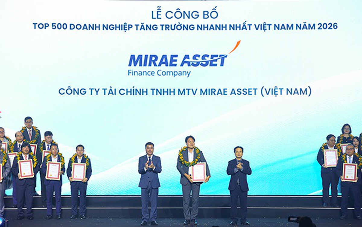 Tài chính Mirae Asset lọt top FAST500 2026: khẳng định đà tăng trưởng bền vững