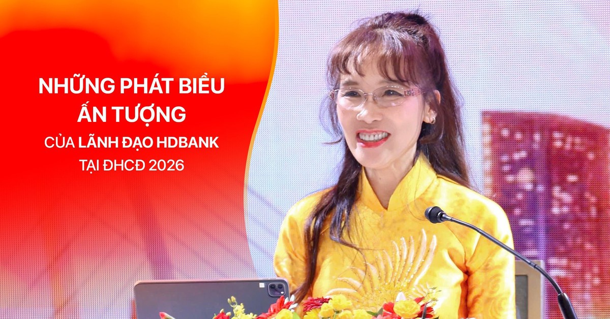 Những phát biểu ấn tượng của Ban lãnh đạo HDBank tại ĐHCĐ 2026