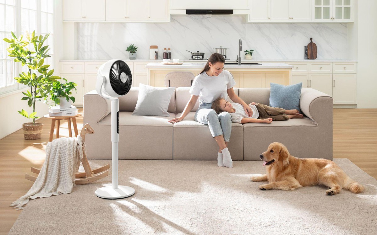 "Phá đảo" công nghệ làm mát với động cơ siêu êm của quạt tuần hoàn không khí Levoit CirculAir 22.9cm