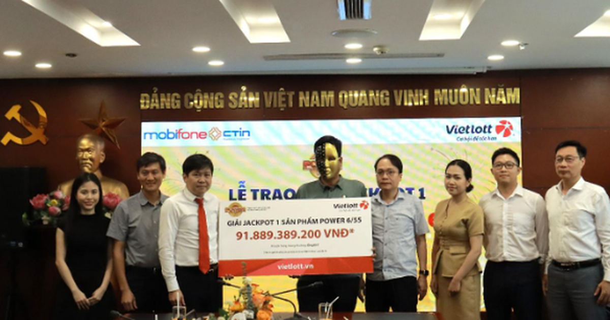 Một doanh nhân ở Ninh Bình trúng giải Jackpot 1 trị giá hơn 91 tỉ đồng