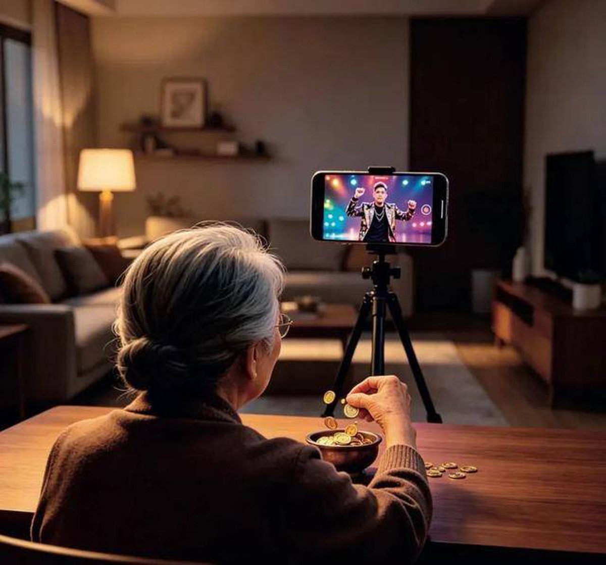 Bà cụ 70 tuổi xem livestream mỗi ngày: 6 tháng sau người con trai “hoảng hốt” khi thấy số dư tài khoản