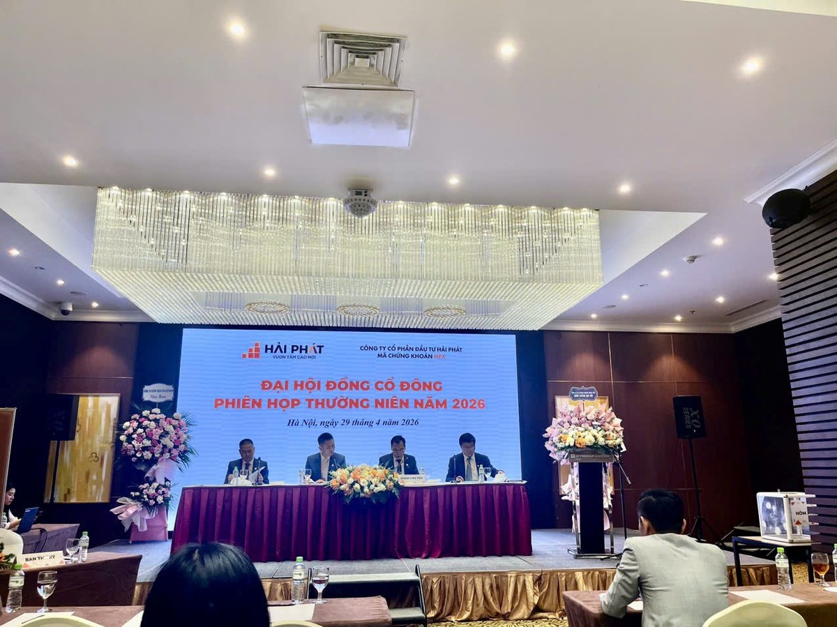 ĐHĐCĐ Hải Phát 2026: Thời gian tới Hải Phát sẽ rất khác, sẽ hiện diện trở lại Hà Nội mạnh mẽ, tự tin giá cổ phiếu cải thiện và tăng vốn thành công