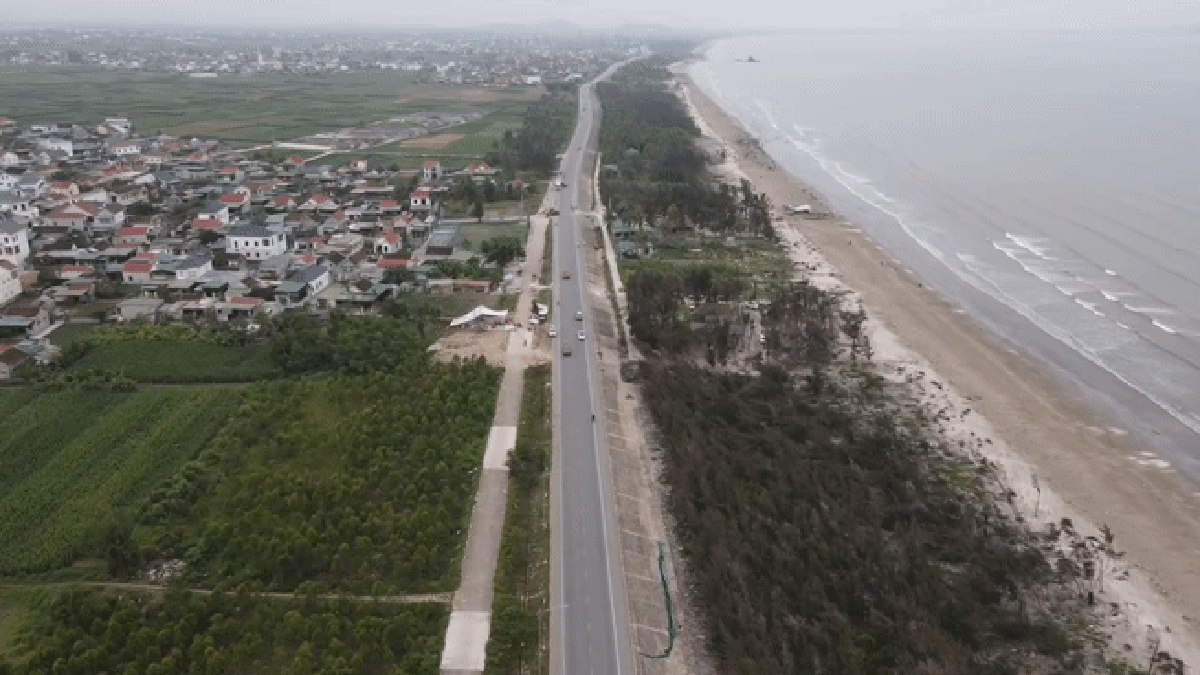 Sắp hoàn thành dự án đường ven biển gần 5.000 tỷ đồng ở Nghệ An