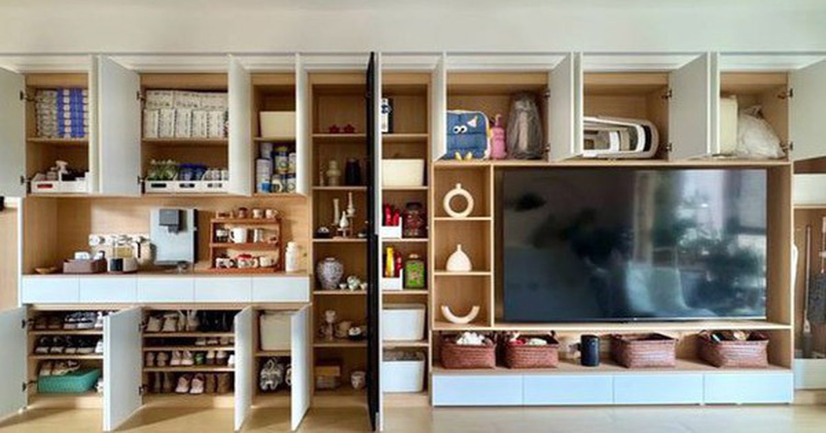 Cãi nhau vì đóng quá nhiều tủ, 3 năm sau người vợ thừa nhận: Nhà gọn hay bừa phụ thuộc vào chỗ chứa đồ