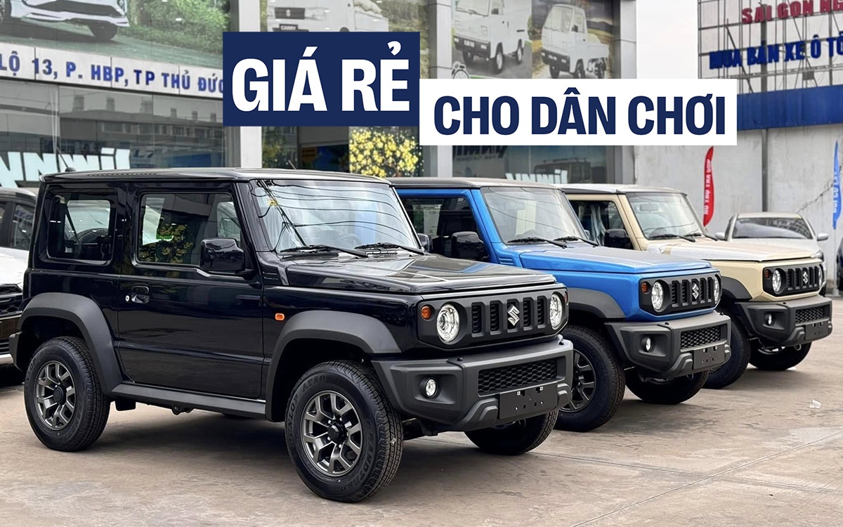 Suzuki Jimny giảm giá kỷ lục 140 triệu tại đại lý: Giá thực tế còn 649 triệu đồng, dễ tiếp cận hơn cho các dân chơi Việt thích off-road
