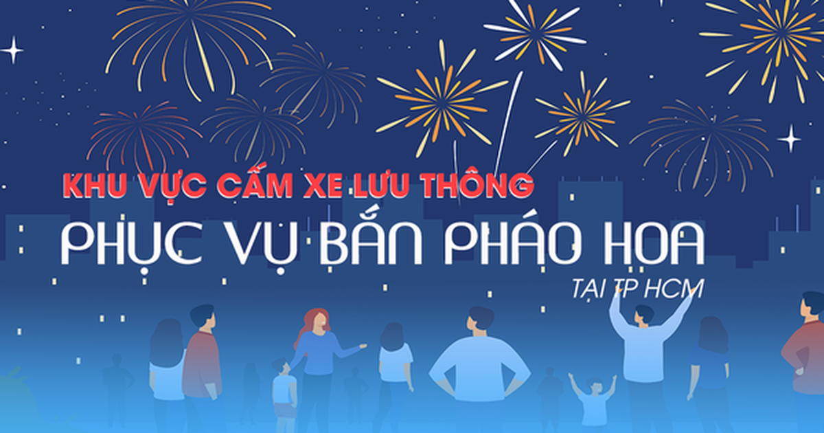 [Infographic] - Lộ trình thay thế các tuyến đường bị cấm, phục vụ bắn pháo hoa tối 30-4 ở TPHCM