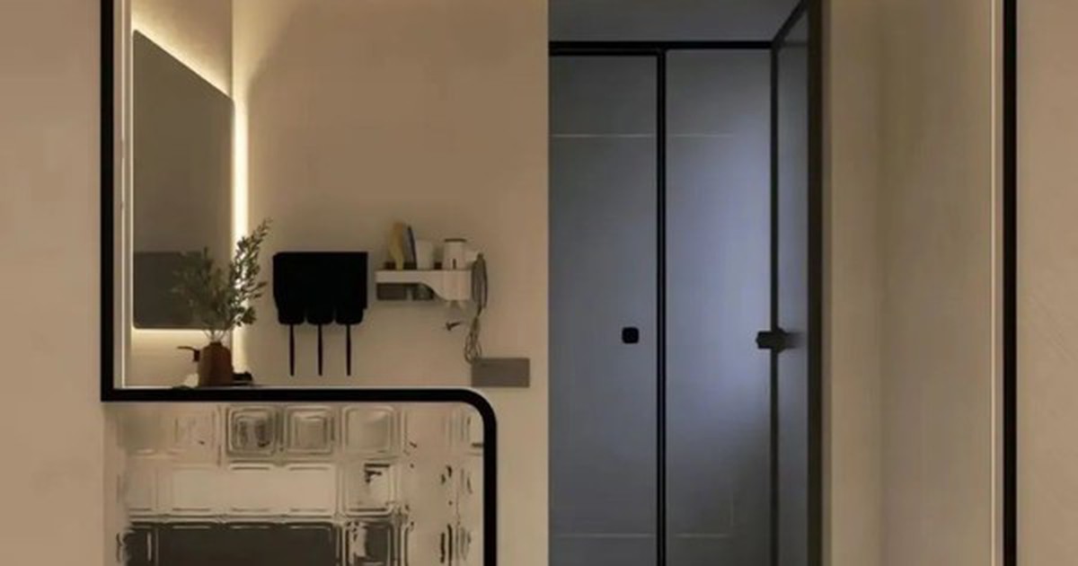 Phòng tắm không còn cảnh xếp hàng: Thiết kế vách lửng 2 phần giúp cả nhà dùng cùng lúc mỗi sáng