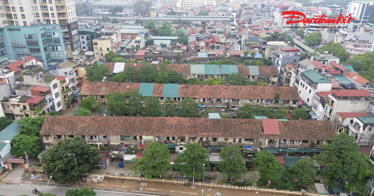 Toàn cảnh khu tập thể xuống cấp, Hà Nội sắp thay thế bằng chung cư 34 tầng