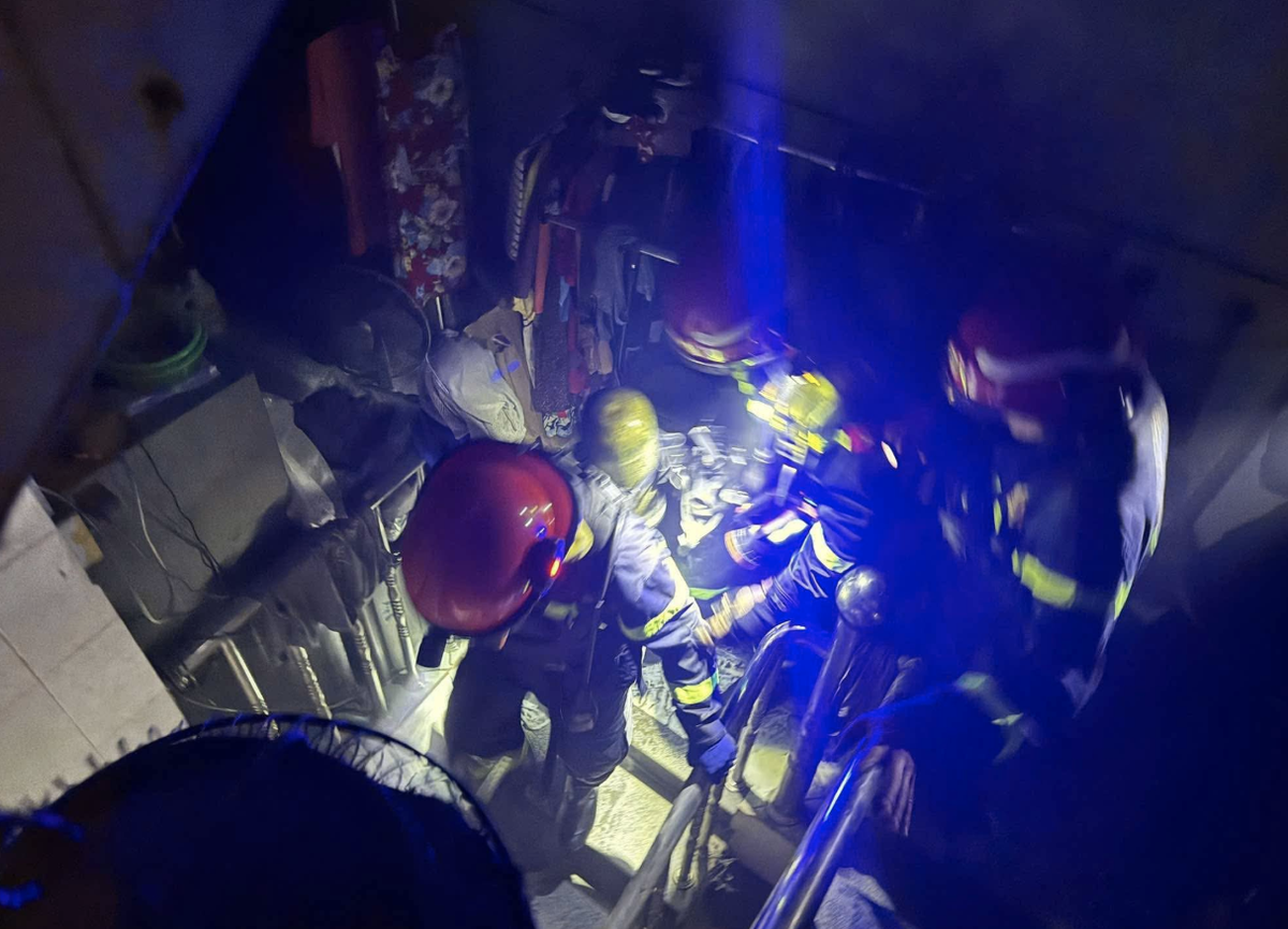 Cháy nhà 6 tầng ở TP.HCM