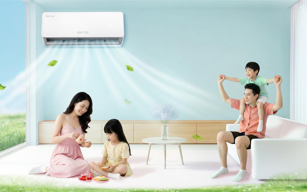 Điều hòa Livotec Inverter DHV - Series lạnh sâu - êm ái giúp gia đình sống vui khỏe mùa hè 2026