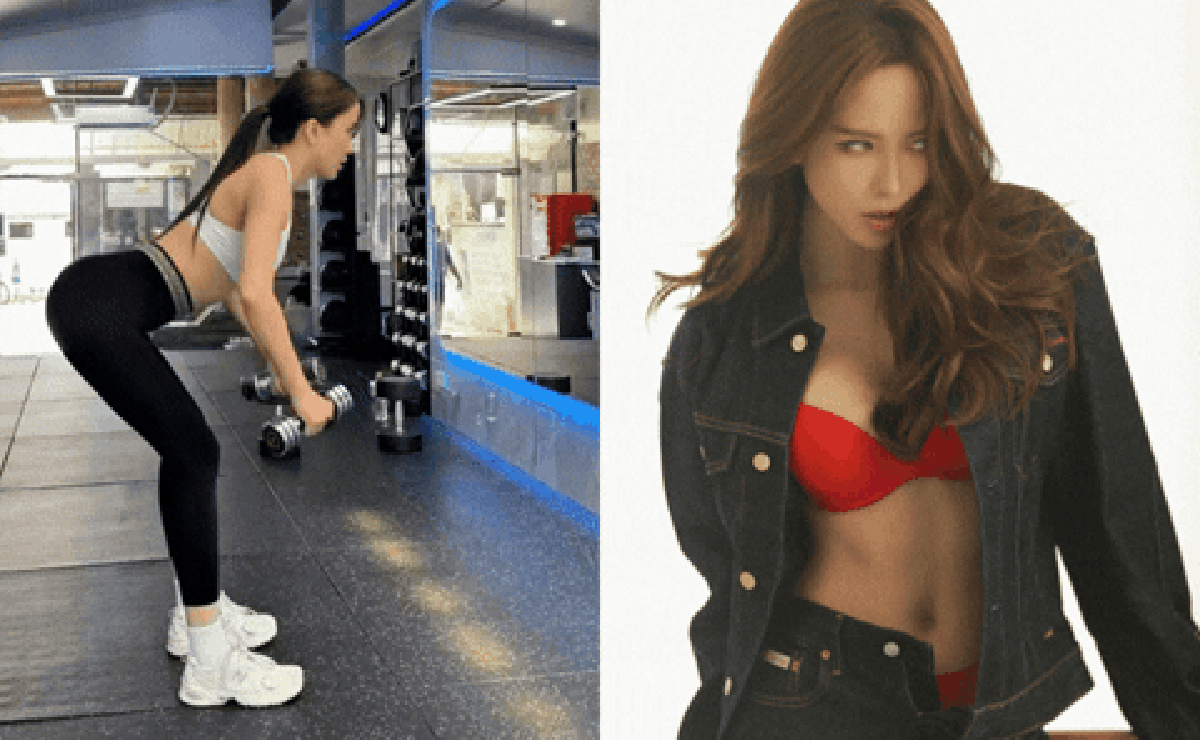 Thiều Bảo Trâm khoe visual trắng phát sáng trong phòng gym, body "thắt đáy lưng ong" đỉnh cao là đây!
