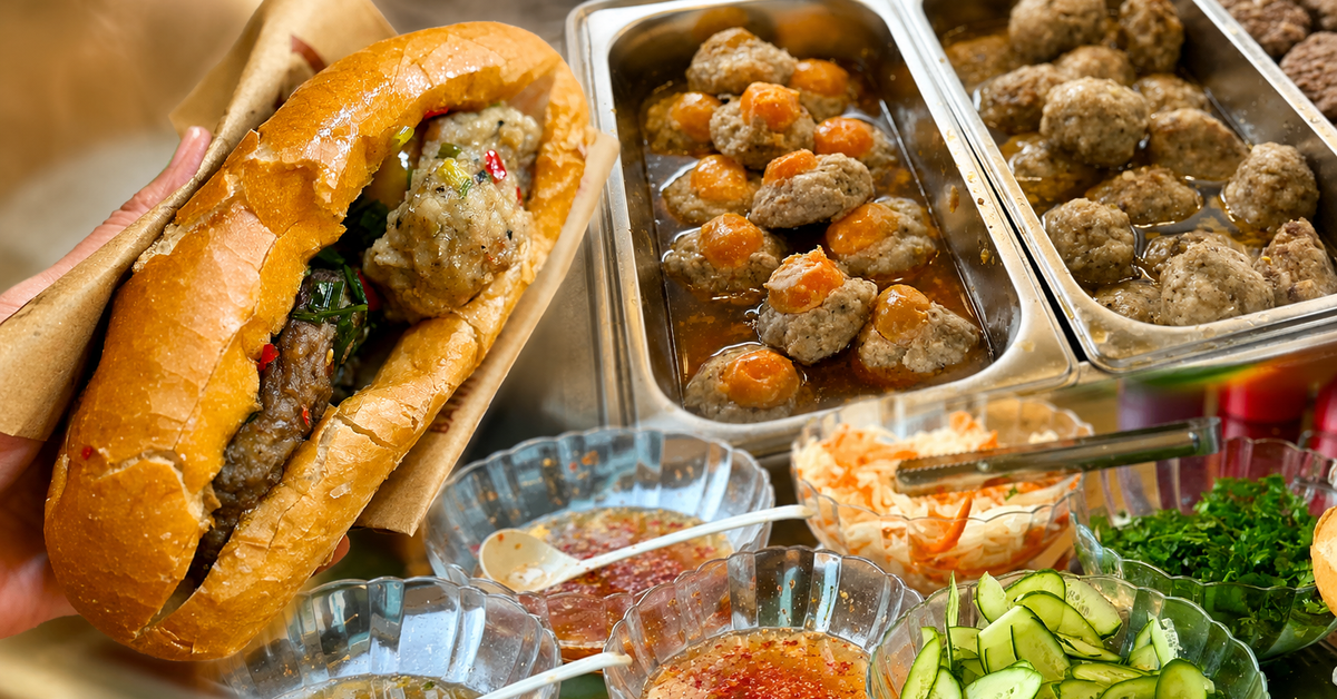 Đi ăn thử bánh mì xíu mại trứng muối đang gây sốt: Có gì đặc sắc mà khách phải ăn liền 2 ổ mới chịu rời quán?